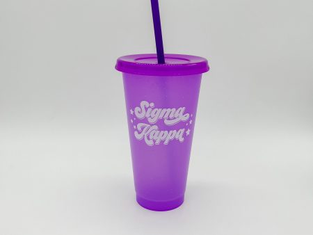 SIGMA KAPPA GLITTER COLOR CHANGING CUP Sale