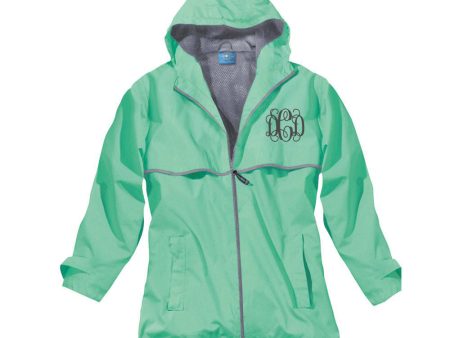 NEW ENGLANDER RAIN JACKET MINT For Sale