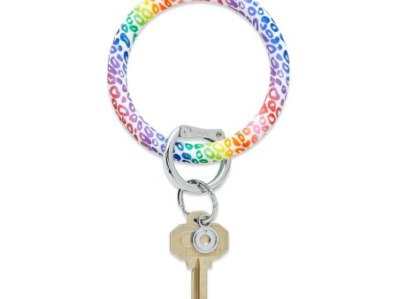 RAINBOW CHEETAH KEYRING For Cheap