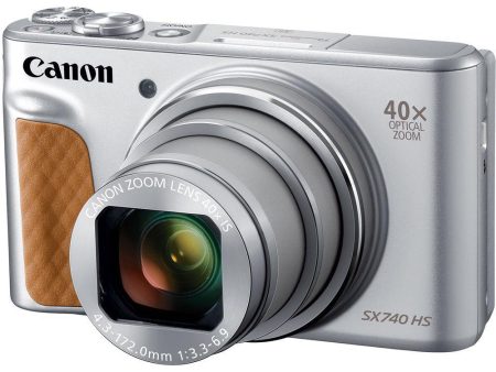 Canon Powershot SX740 HS 20mp 4K Digital Camera (silver) For Discount