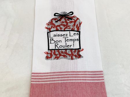 SACK OF CRAWFISH GOOD TIMES HAND TOWEL Online Sale