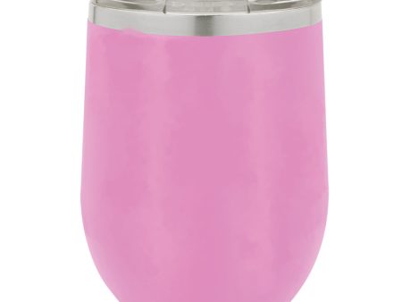 12 OZ LIGHT PURPLE STEMLESS WINE TUMBLER on Sale