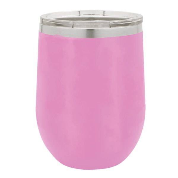 12 OZ LIGHT PURPLE STEMLESS WINE TUMBLER on Sale