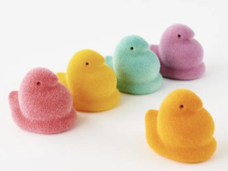 LARGE FLOCKED PEEP For Sale