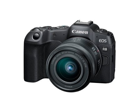 Canon EOS R8 24.2MP 6K Mirrorless Camera with RF 24-50mm f 4.5-6.3 IS STM Lens Online now