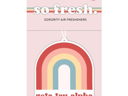 ZETA TAU ALPHA RAINBOW AIR FRESHENER Online Hot Sale