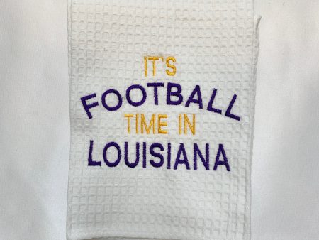 IT IS FOOTBALL TIME IN LOUISIANA HAND TOWEL Online Hot Sale