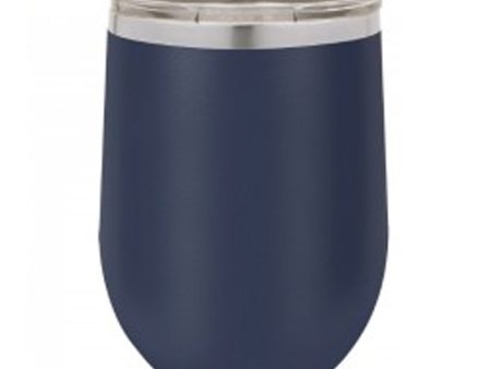 12 OZ NAVY STEMLESS WINE TUMBLER For Discount