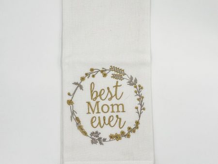 WREATH MOM TOWEL For Discount