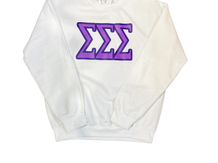 SIGMA SIGMA SIGMA TWO COLOR SWEATSHIRT Cheap