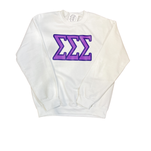 SIGMA SIGMA SIGMA TWO COLOR SWEATSHIRT Cheap