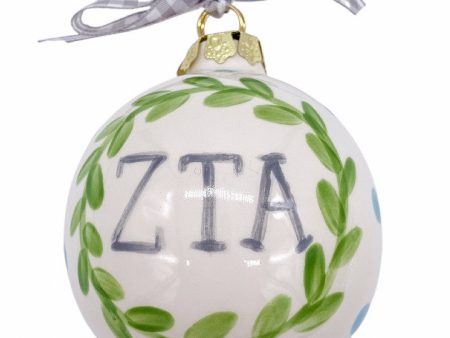 ZETA TAU ALPHA DOT CERAMIC ORNAMENT For Sale