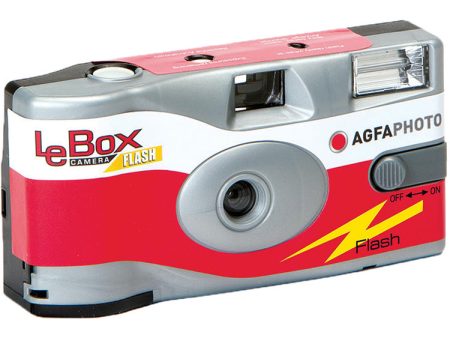 AgfaPhoto LeBox Flash 35mm Disposable Camera (27 Exposures) Online now