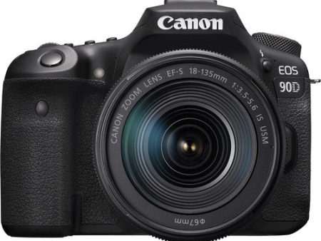 Canon EOS 90D 32.5MP 4K DSLR Camera with 18-135mm Lens Hot on Sale