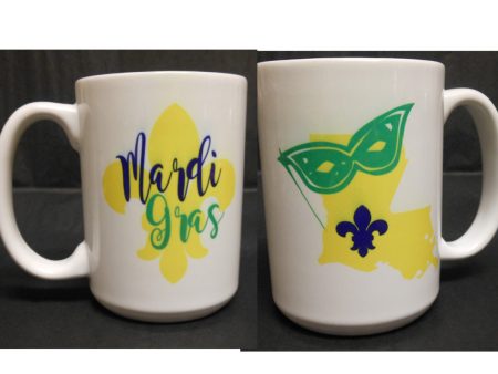 MARDI GRAS MUG Cheap