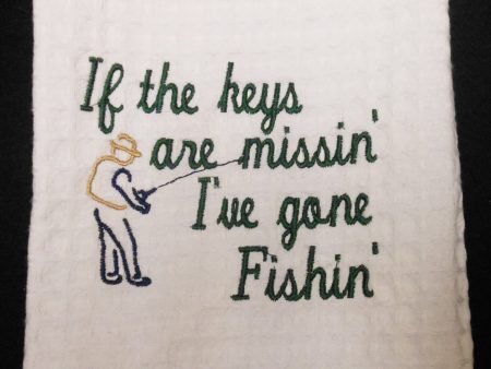 IF THE KEYS ARE MISSING HAND TOWEL Online