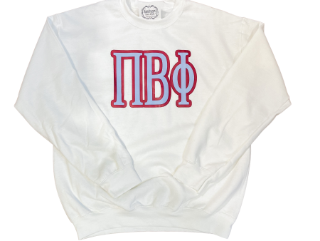 PI BETA PHI TWO COLOR SWEATSHIRT Online Hot Sale