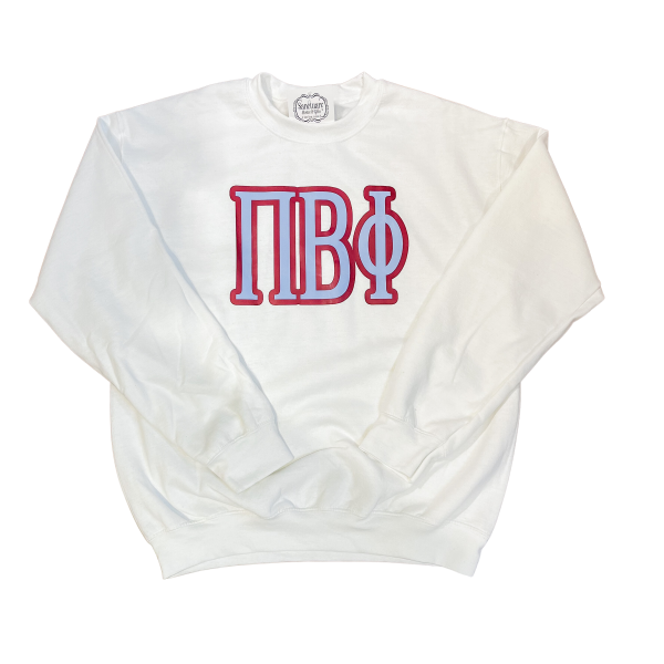 PI BETA PHI TWO COLOR SWEATSHIRT Online Hot Sale