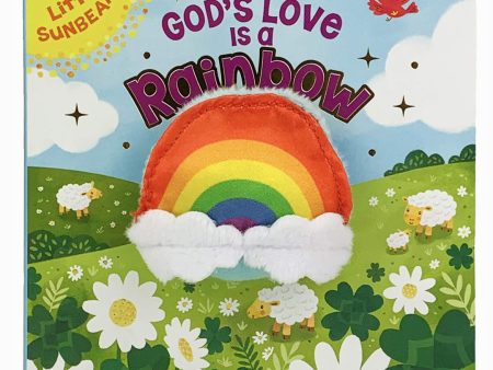 GODS LOVE IS A RAINBOW FINGER PUPPET BOOK Supply