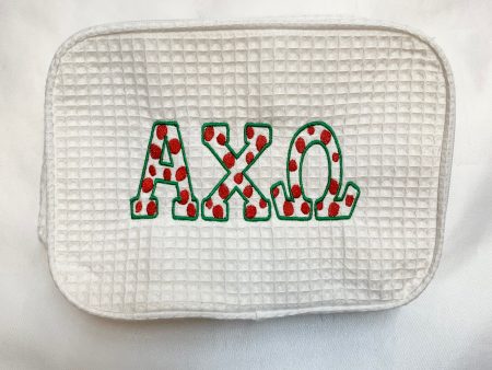 ALPHA CHI OMEGA LARGE DOT COSMETIC Discount