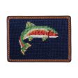 TROUT NEEDLEPOINT CARD WALLET Supply