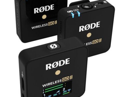 RODE Wireless GO II 2-Person Compact Digital Wireless Microphone System Recorder (2.4 GHz, Black) For Discount