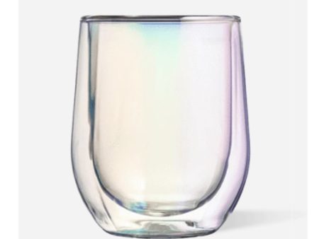 12 OZ STEMLESS WINE GLASS PRISM 2 PACK Online Sale