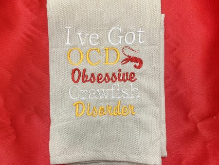 OBSESSIVE CRAWFISH DISORDER HAND TOWEL Online Hot Sale