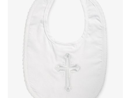 CHRISTENING BABY BIB BOY For Sale