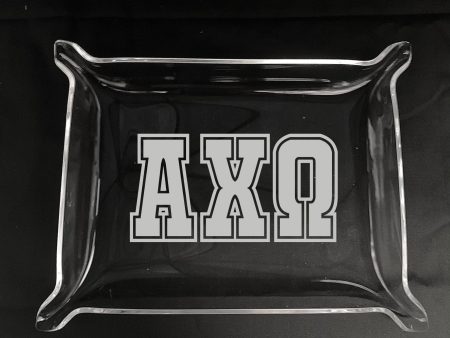 ALPHA CHI OMEGA SMALL ACRYLIC TRAY For Discount