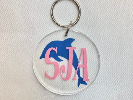 SJA DOLPHIN ACRYLIC KEYCHAIN Fashion