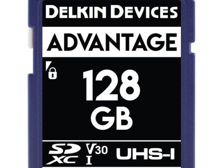 Delkin Devices 128GB Advantage UHS-I SDXC Memory Card Fashion