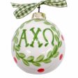 ALPHA CHI OMEGA DOT CERAMIC ORNAMENT Hot on Sale