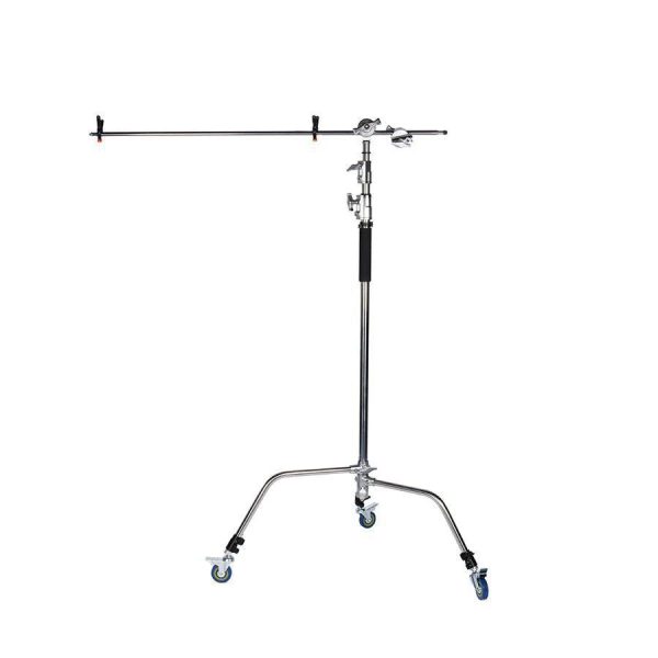 Sirui C-STAND-02 C-Stand with Boom Arm, Casters, and Sandbag (Chrome) Online now