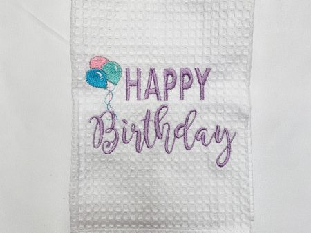 HAPPY BIRTHDAY HAND TOWEL Online