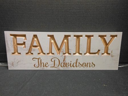 PERSONALIZED FAMILY BLOCK SIGN For Discount