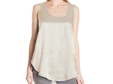 HIGH-LOW SATIN CAMI EGGNOG Online now