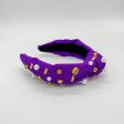 PURPLE LSU LOGO HEADBAND Sale