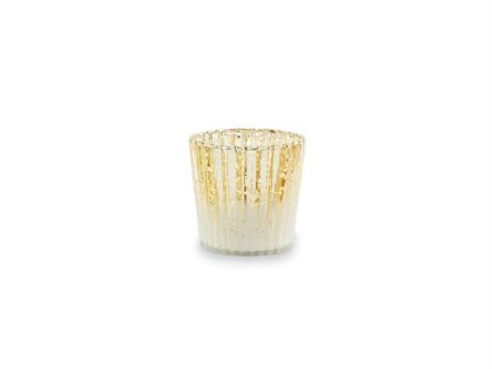 TWO TONE SILVER MERCURY VOTIVE Cheap