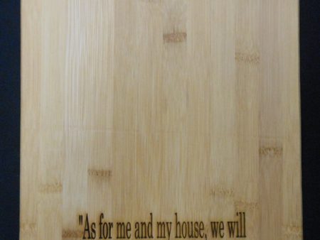 BIBLE VERSE BAMBOO BOARD For Sale