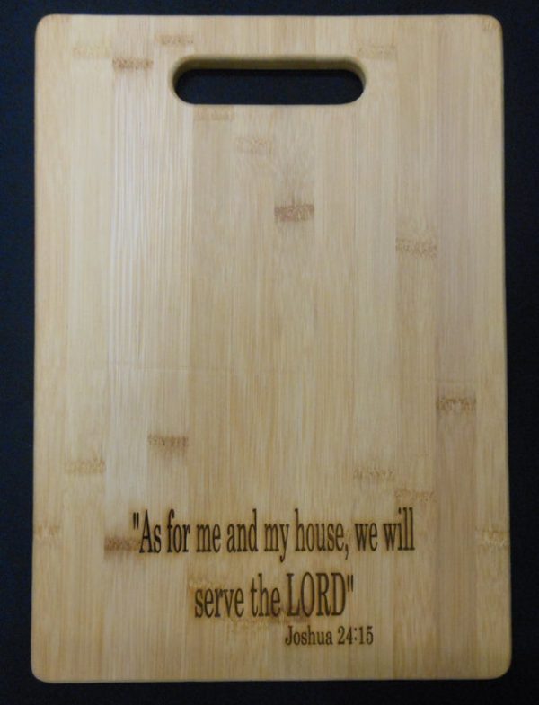 BIBLE VERSE BAMBOO BOARD For Sale