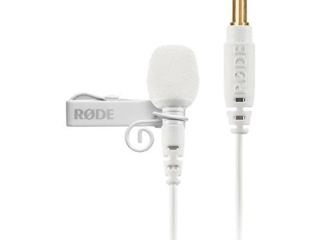 RODE Lavalier GO Omnidirectional Lavalier Microphone for Wireless GO Systems (White) For Sale