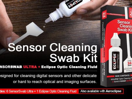 Sensor Cleaning Swab Kit Optic Cleaning Fluid + SensorSwab® ULTRA Online Hot Sale