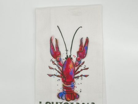 CRAWFISH LOUISIANA TOWEL For Discount