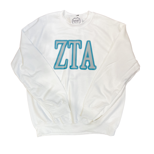 ZETA TAU ALPHA TWO COLOR SWEATSHIRT Cheap