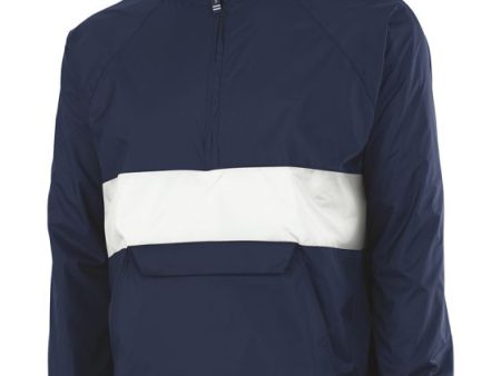 STRIPED ANORAK NAVY AND WHITE Online Hot Sale