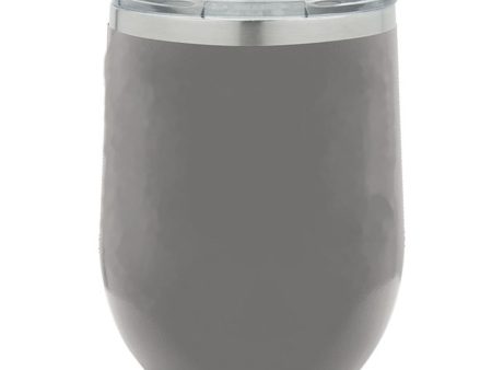 12 OZ GREY STEMLESS WINE TUMBLER Discount