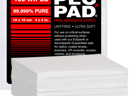 Photographics Solutions Pec*Pad® Non-abrasive Wipes (4 x4  QTY 25) Online now