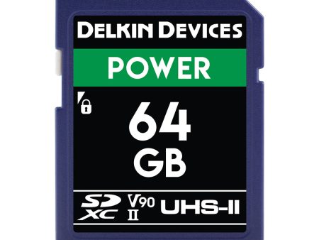 Delkin Devices 64GB Power UHS-II (U3 V90) SD Memory Card Sale