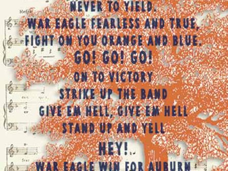 Auburn University Fight Song Supply